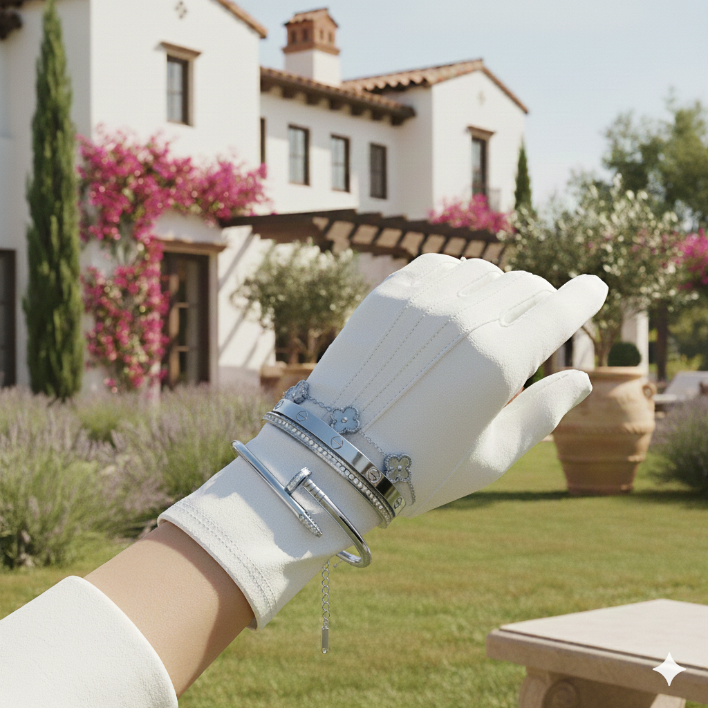 Clover /Silver bracelet