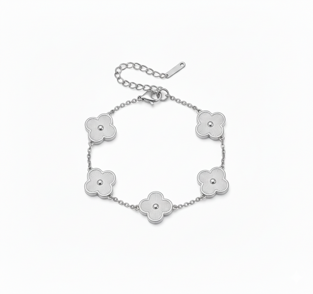 Clover /Silver bracelet